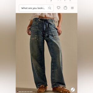 We The Free Distressed Moxie Jeans - Timeless Blue